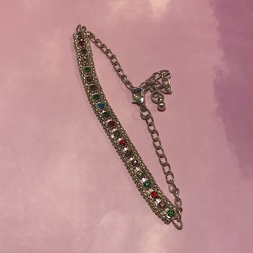 Multicolored bracelet/anklet